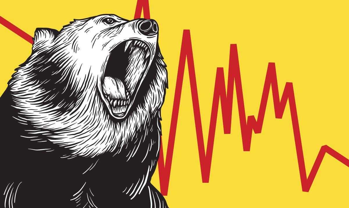 PoW vs. PoS in a bear market